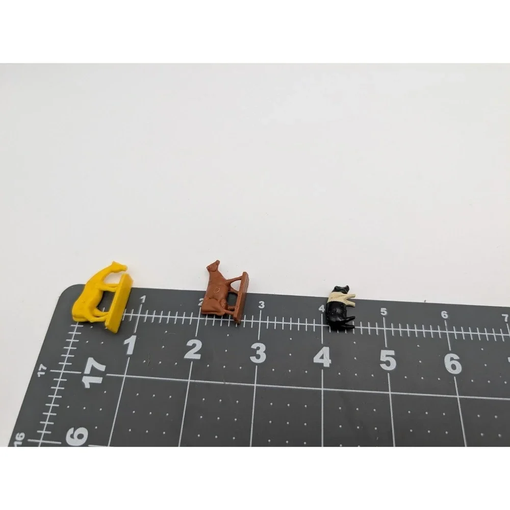 Micro Mini‎ Farm Animals Horse Cow Pig Chicken Lot